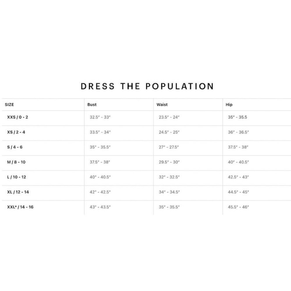 DRESS THE POPULATION Alicia Mixed Media Midi Dress in Black Size Small - Picture 10 of 10
